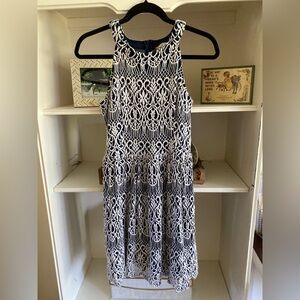 Navy lace altere’d state dress